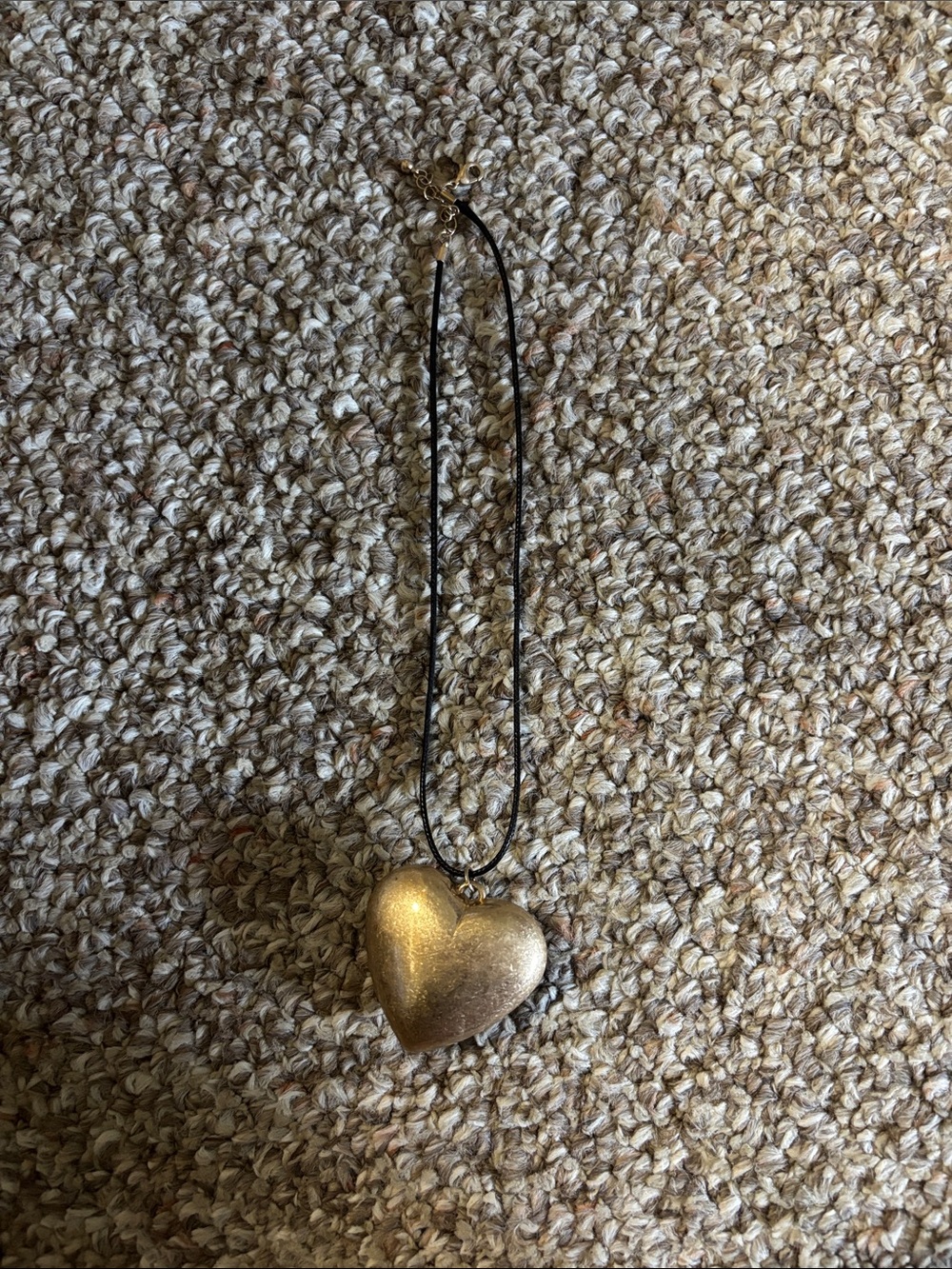Gold Heart Pendant Necklace - Women Jewelry